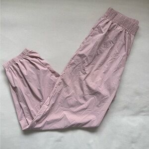Cider Women's Blush Pink Elastic Waist Joggers